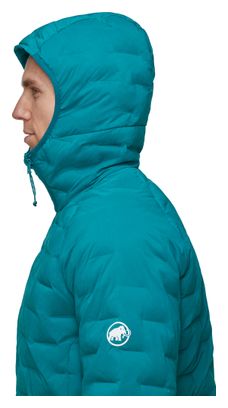 Doudoune Mammut Sender En Capucha Azul Homme