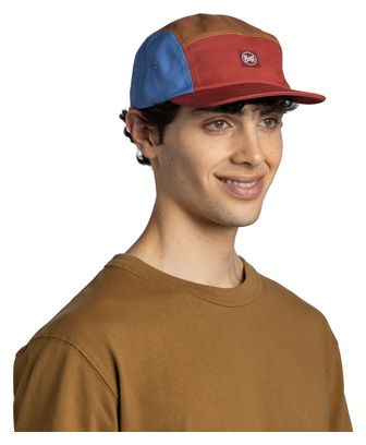 Buff 5-Panel Venture Cap - Red/Blue
