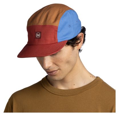 Buff 5-Panel Venture Cap - Red/Blue