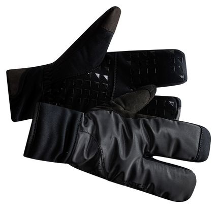 CRAFT Sib riens Guantes 3 dedos de negro caliente