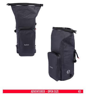 Rodeo Packs Adventurer Noir - sacoche 100% étanche convertible