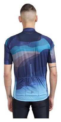 Craft Adv Endur Korte Mouw Jersey Blauw Multi Kleuren