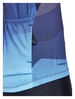 Craft Adv Endur Blue Multi Color Short Sleeve Jersey