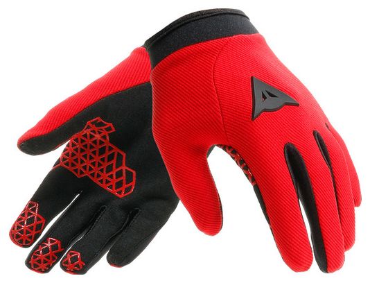 Guanti lunghi da bambino Dainese Scarabeo rossi / neri