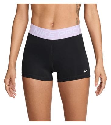 Nike Pro 8 cm Shorts Schwarz Weiß Damen