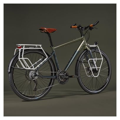 Riverside Touring 900 Travel Bike Shimano XT 10S 700mm Grigio / Verde scuro 2021
