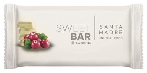 Santa Madre Sweet Bar Energieriegel – Weiße Schokolade/Heidelbeeren – 60 g