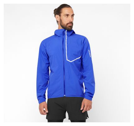 Salomon Bonatti Trail Waterproof Jacket Blue