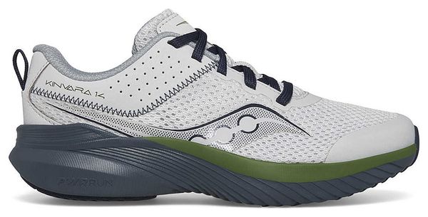 Children's Saucony Kinvara 14 Grey/Blue/Khaki Running Shoes