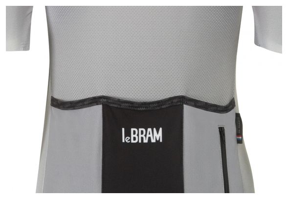 Maglia manica corta donna LeBram Eze grigio rosa