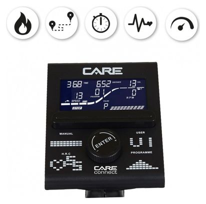 Vélo d'appartement - CARE - CV-395 Ergomètre et connecté