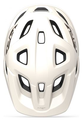 Helmet Met Echo White Matte Bronze