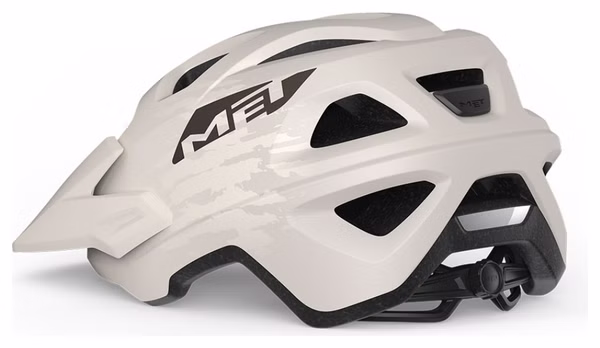 Casco Met Echo Bianco Bronzo Opaco