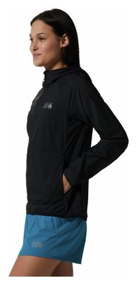 Damenjacke Mountain Hardwear Kor AirShell Hoody Schwarz