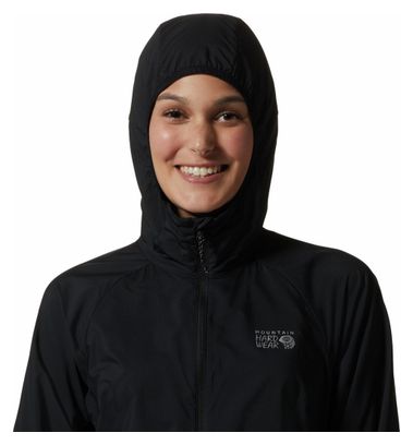 Damenjacke Mountain Hardwear Kor AirShell Hoody Schwarz