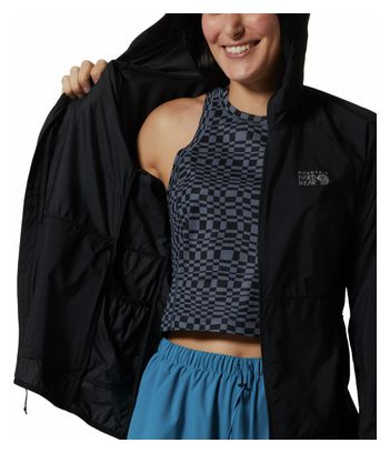 Damenjacke Mountain Hardwear Kor AirShell Hoody Schwarz