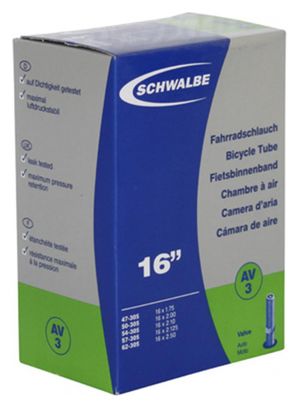 CHAMBRE A AIR VELO 16 x 1,75-2,50 SCHWALBE VS - 4026495099929