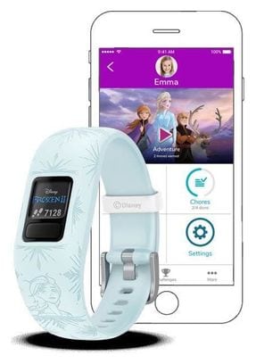 Garmin vivofit jr2 - Bracelet d'activité pour enfants - La Reine des Neiges - Elsa