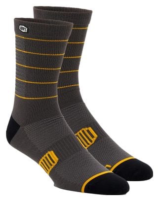 Advocate Performance Mtb Socks Grey / Yellow