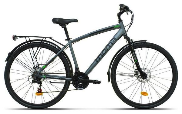 VTC Moma Bikes Trekking Pro 28 Shimano 21V Gris Alltricks