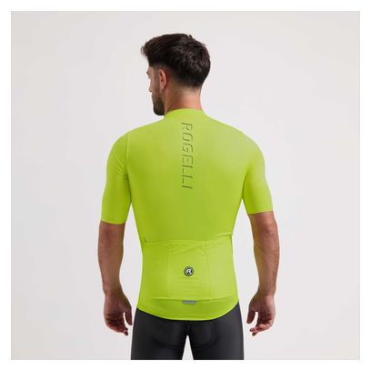Maillot Manches Courtes Rogelli Distance Chaux Homme