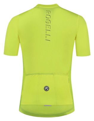 Maillot Manches Courtes Rogelli Distance Chaux Homme