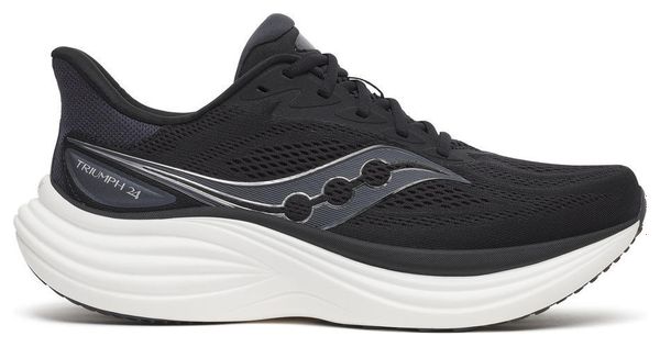 Saucony Triumph 24 Laufschuhe Schwarz/Silber für Herren