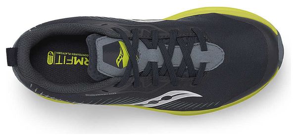 Chaussures Running Saucony Endorphin KDZ Noir/Jaune Enfant