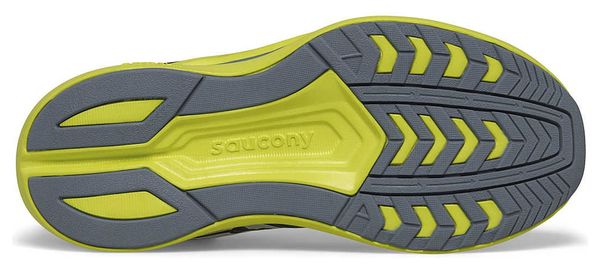 Saucony Endorphin KDZ Running Shoes Black/Yellow Kids