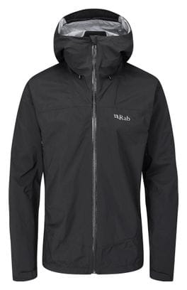 Rab Downpour Plus 2.0 Giacca impermeabile Nero Uomo