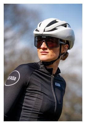 Maillot de cyclisme femme essentiel à manches longues - Noir