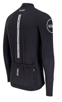 Maillot de cyclisme femme essentiel à manches longues - Noir