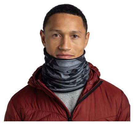 Buff Reversible Fleece Choker Grey