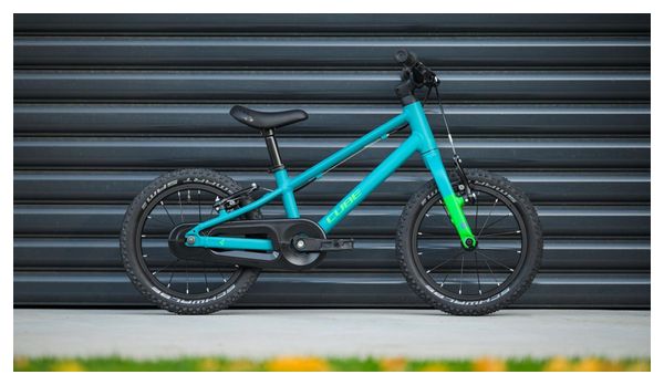 VTT Enfant Cube Numove 140 14'' Bleu/Vert SeaGreen 2027