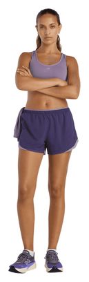 New Balance RC Essential 3in korte broek voor dames, paars