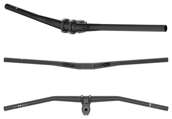 SQlab 3OX 12° stuur 31,8 mm 780 mm Zwart