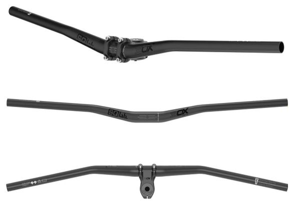 SQlab 3OX 12° stuur 31,8 mm 780 mm Zwart