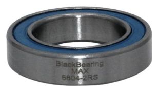 Black Bearing 61804-2RS Max 20 x 32 x 7 mm