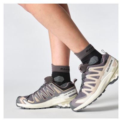 Scarpe Trail Salomon XA Pro 3D V9 GTX Viola/Beige Donna