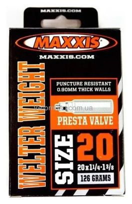 Camera d'aria Maxxis Welter Weight 20" Presta 48mm RVC