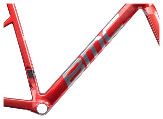 BMC Teammachine SLR frame/vork kit rood ijzer geborsteld 2023