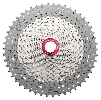 SUNRACE Cassette CSMZ903 12 VITESSE 11-51T Métallique avec araignée rouge