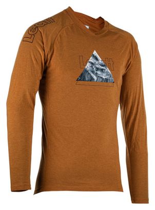 Leatt MTB Gravity 2.0 Brown Long Sleeve Jersey