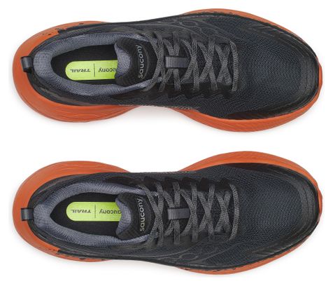 Saucony Ride TR3 trailschoenen voor heren, zwart/oranje