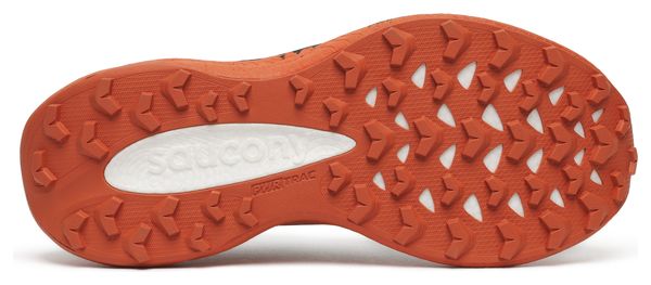 Saucony Ride TR3 trailschoenen voor heren, zwart/oranje