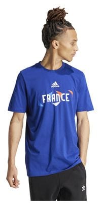 Maglietta adidas Team France Blu Uomo