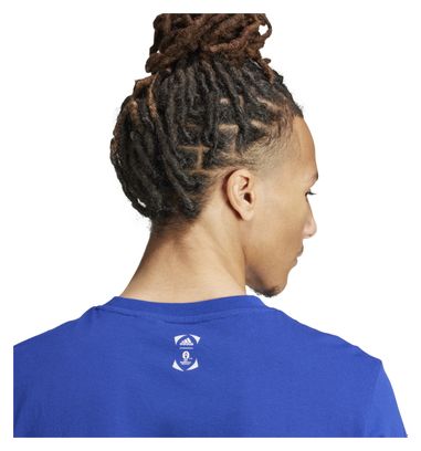 Maglietta adidas Team France Blu Uomo