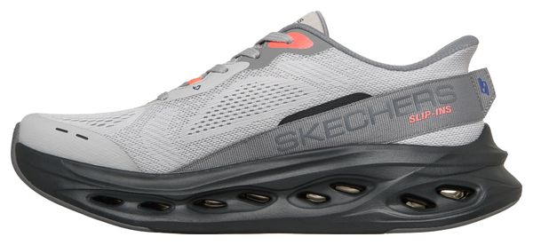 Chaussures Running Skechers Slip-ins Max Cushioning Glide-Step Advert Gris/Noir Homme
