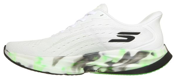 Skechers Slip-ins Aero Spark Glow in the Dark Laufschuhe, Weiß/Grün, Herren