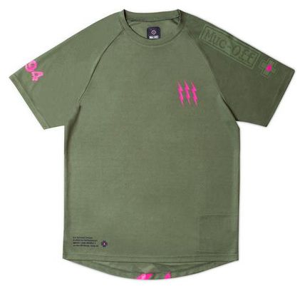 Maglia da motociclista Muc-Off manica corta verde
